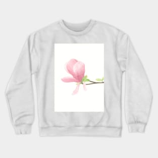 Watercolor Magnolia Crewneck Sweatshirt